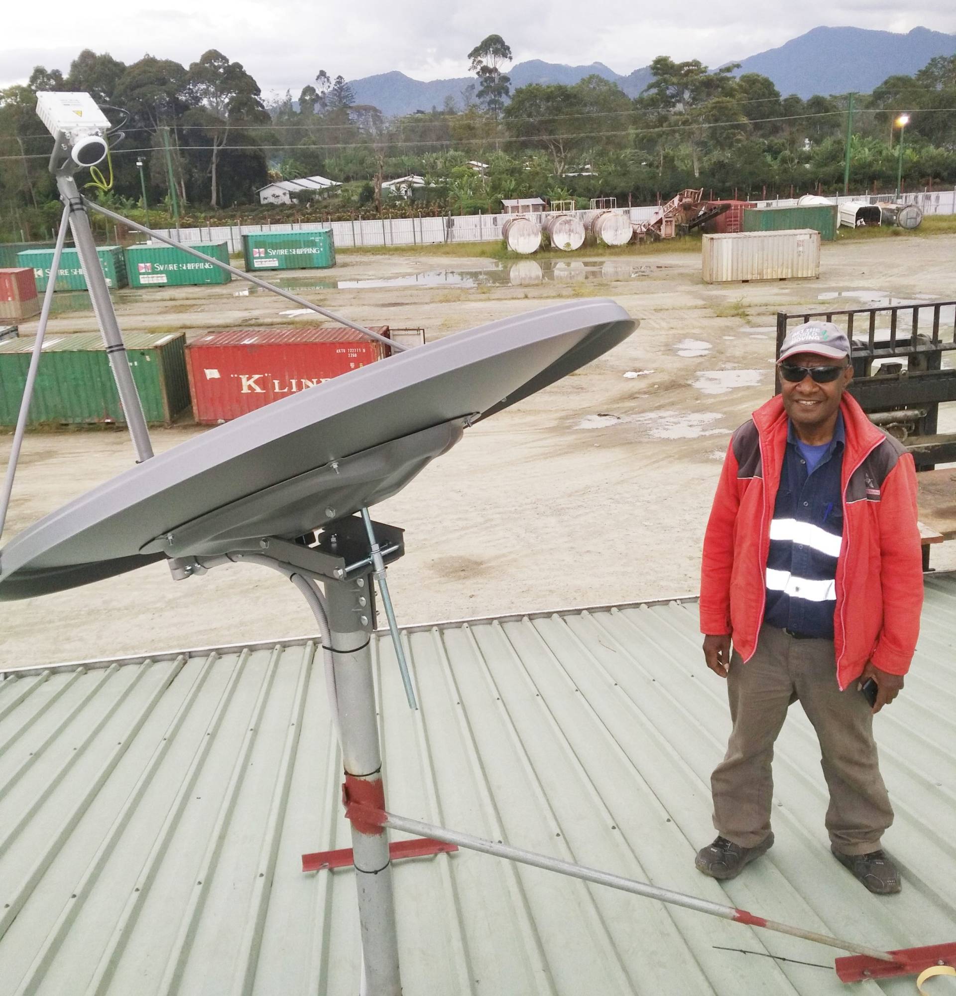 VSAT Installation - Kutubu Transport Yard